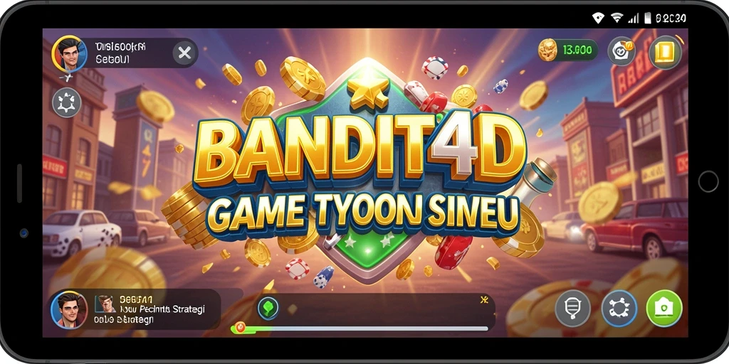 Tampilan gameplay menarik dari BANDIT4D dengan elemen Tycoon.