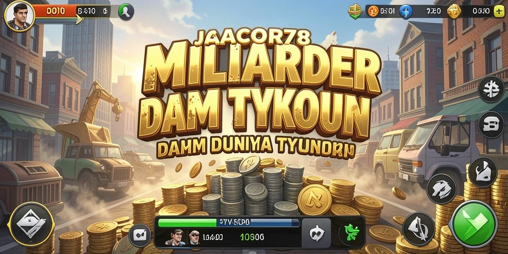 Tampilan gameplay menarik dalam CACOR78 dengan elemen Tycoon yang menantang.