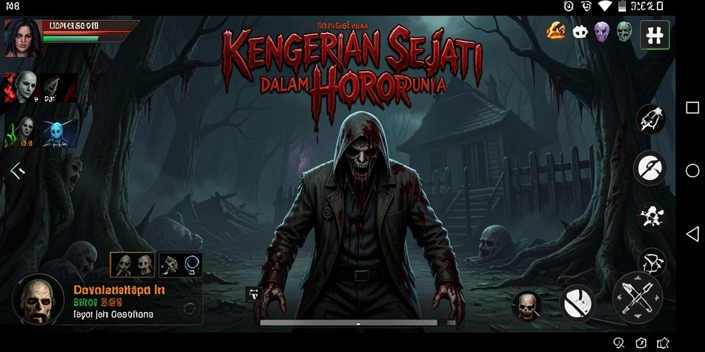 Gameplay IDN668 yang menggugah ketegangan dan kengerian.