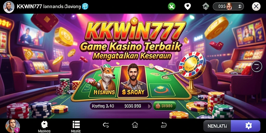 Tampilan gameplay Kasino yang menarik dalam KKWIN777.