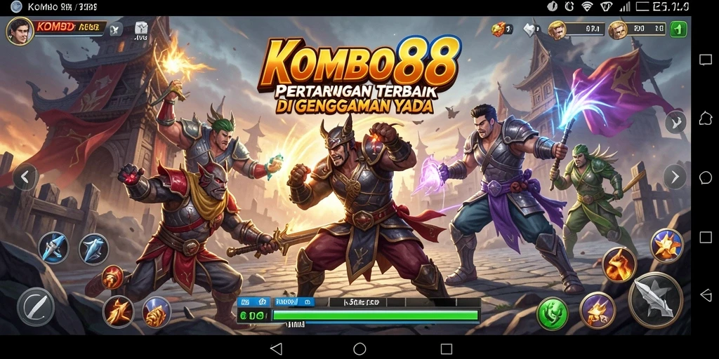 Tampilan pertarungan mendebarkan di KOMBO88 dengan aksi yang seru.