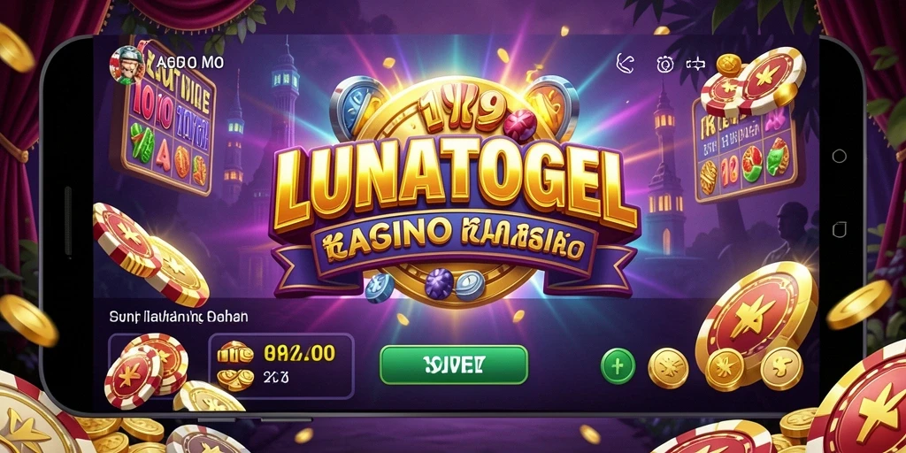 Tampilan screenshot LUNATOGEL menampilkan keseruan permainan Kasino yang menawan.