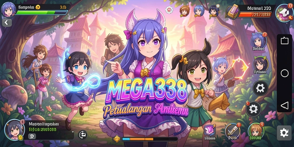 Gameplay seru dan interaksi karakter anime yang menarik.