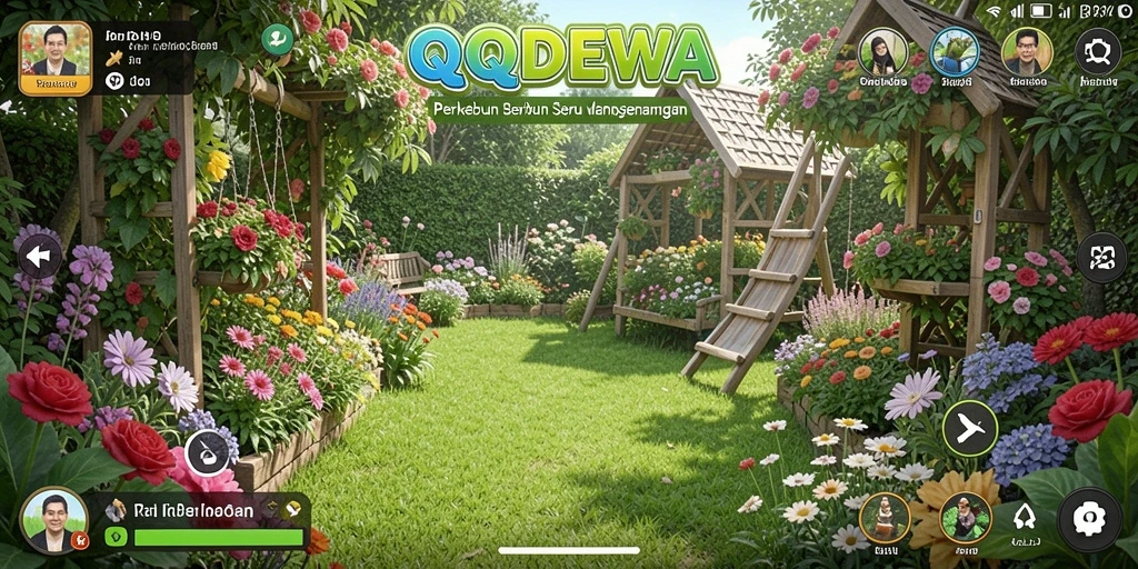 Tampilan gameplay QQDEWA yang menarik dalam bertani dan merawat hewan.