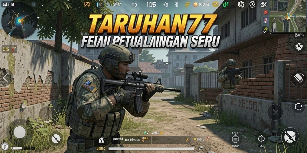 Tangkapan layar aksi seru TARUHAN77 dengan gameplay FPS yang mendebarkan.