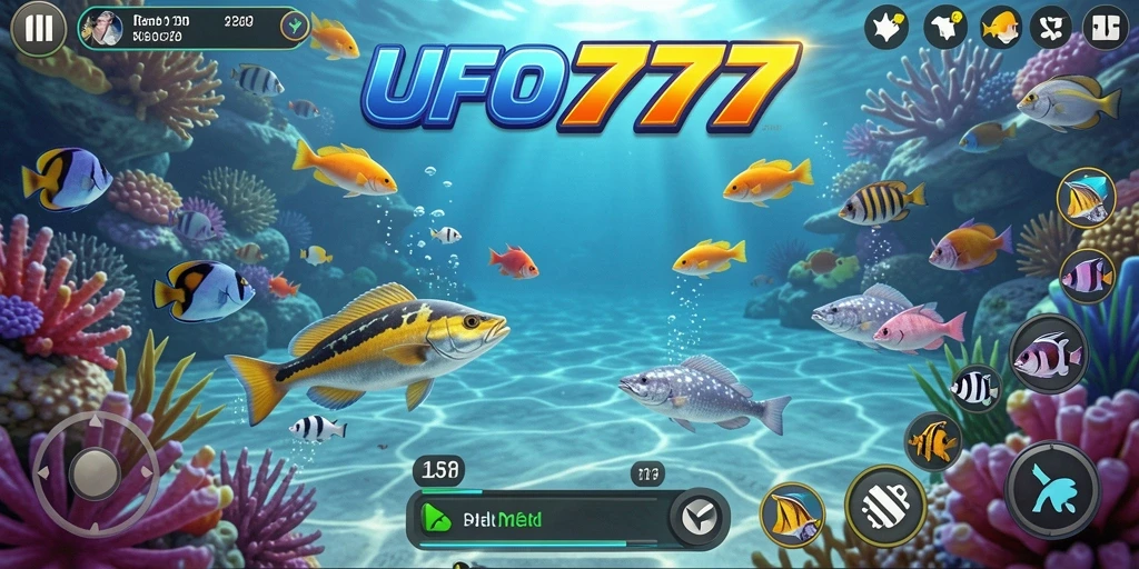 Screenshot menampilkan aksi seru dalam permainan Tembak Ikan.